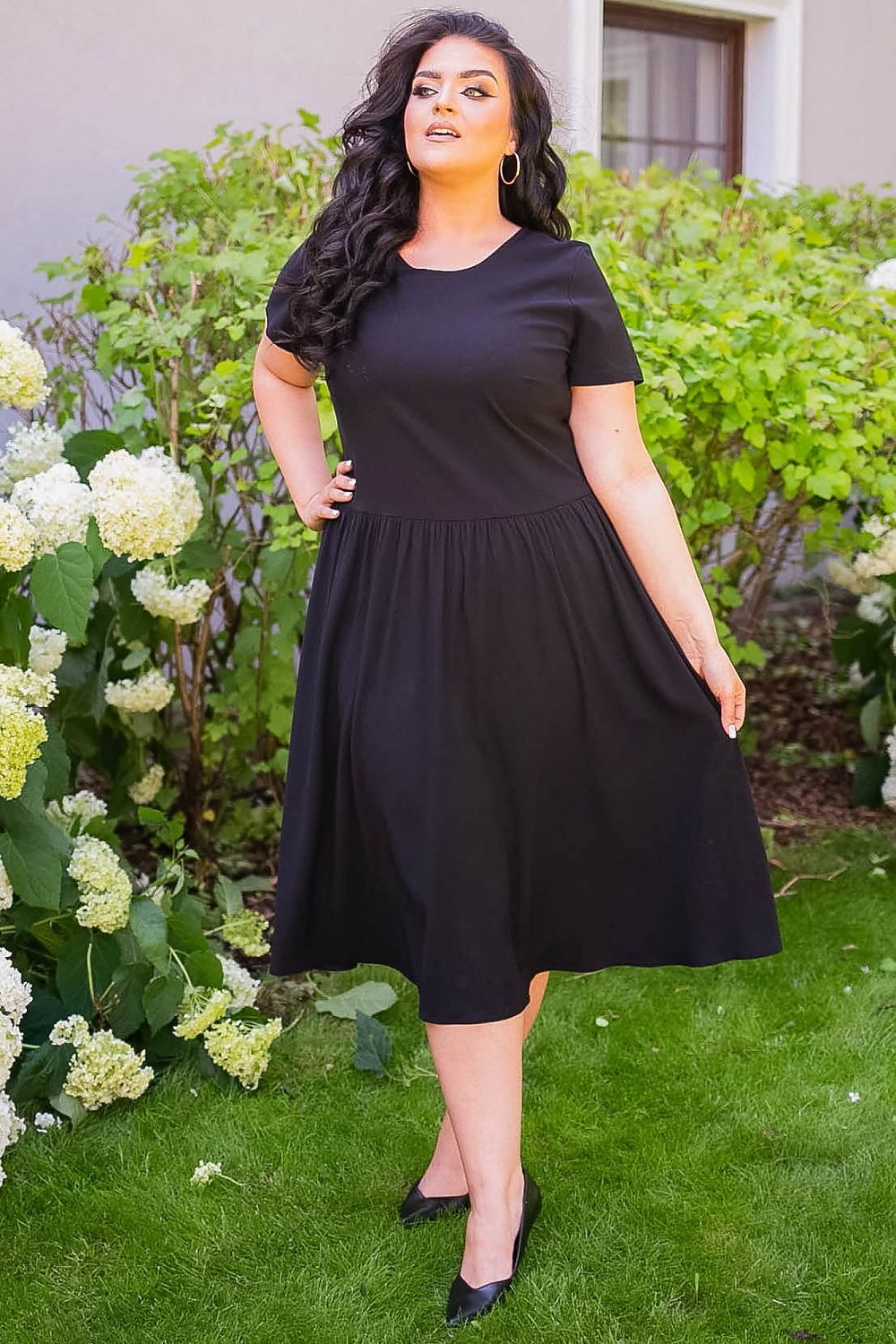 Plus size dress model 183284